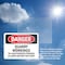 Signmission Quarry Workings No Unauthorized Persons Danger Sign, Vinyl Decal, 10in W x 7in L, 2PK OS-2PACK-DS-D-710-L-1891 - alternate 6